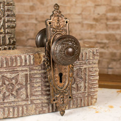 #35577 - Antique Russell & Erwin Arabian Door Hardware Set image