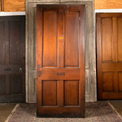 #43907 - 40x93 Salvaged Antique 4 Panel Interior Door image