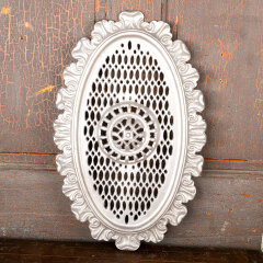 #44788 - Ornate Cast Aluminum Oval House Vent image