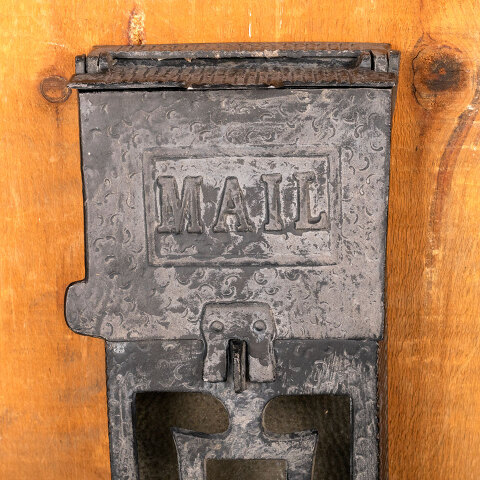 #41588 Vintage Aluminum Wall Mount Mailbox image 2