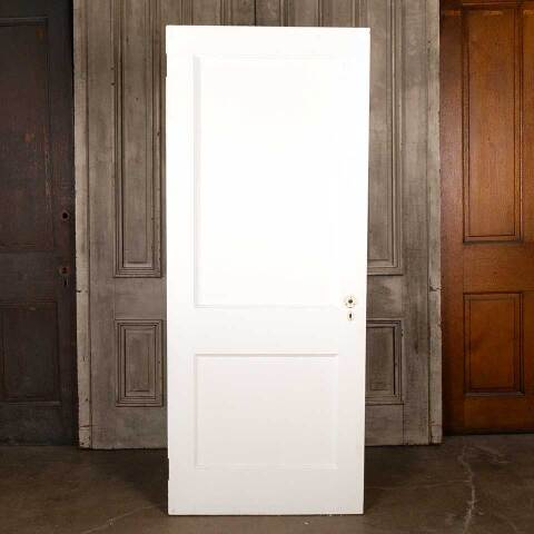 #46052 32x79 Antique 2 Panel Wood Interior Door image 4