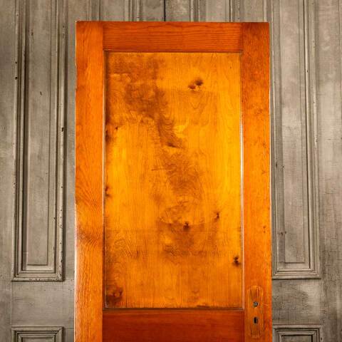 #46414 30x79 Antique 2 Panel Wood Interior Door image 2