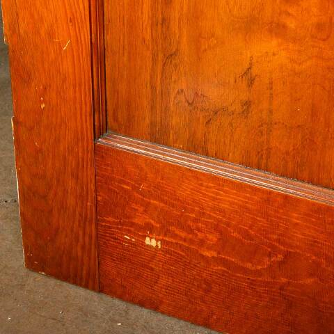 #46414 30x79 Antique 2 Panel Wood Interior Door image 4