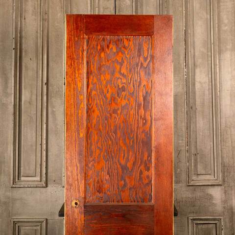 #46428 24x78 Antique 2 Panel Wood Interior Door image 2