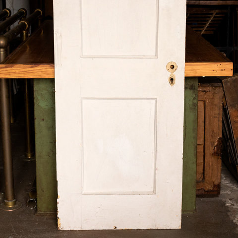 #7967 24x75 Salvaged Antique 2 Panel Interior Door image 3