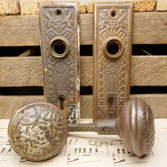 #26152 - Antique Sargent Eastlake Doorknob Set image
