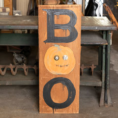#30154 - Handmade Halloween BOO Sign image