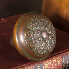 #30441 - Antique&nbsp;Ornate&nbsp;Brass&nbsp;Sargent&nbsp;Single&nbsp;Doorknob&nbsp;image