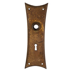 #33584 - Antique Metal Doorknob Backplate image