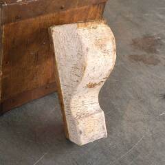 #54238 - Salvaged&nbsp;Small&nbsp;Antique&nbsp;Wood&nbsp;Corbel&nbsp;Bracket&nbsp;image