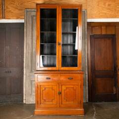 #35549 - 46x103&nbsp;Salvaged&nbsp;Oak&nbsp;Built-In&nbsp;China&nbsp;Cabinet&nbsp;image