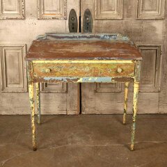 #37482 - 32x33x19&nbsp;Vintage&nbsp;Metal&nbsp;Vanity&nbsp;Table&nbsp;Desk&nbsp;image