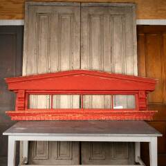 #38007 - Salvaged Painted Wood Entry Door Pediment image