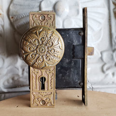 #38778 - Branford Doorknob and Backplate Hardware Set image
