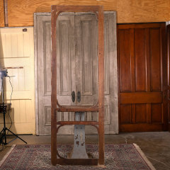 #39591 - 32x96 Salvaged Antique Wood Screen Door image