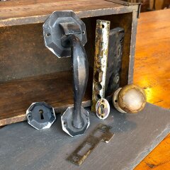 #39610 - Antique&nbsp;Chantrell&nbsp;Entry&nbsp;Door&nbsp;Hardware&nbsp;Set&nbsp;image