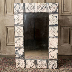 #40740 - Pressed Tin Ceiling Tile Framed Mirror image