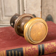 #41182 - Antique Brass Closet Doorknob Set image