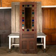 #41681 - 32x96&nbsp;Salvaged&nbsp;Victorian&nbsp;Wood&nbsp;Entry&nbsp;Door&nbsp;image