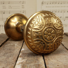 #42614 - Antique Sargent Brass Doorknobs image