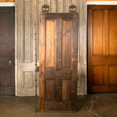 #44051 - 30x78 Antique 4 Panel Pine Sliding Door image