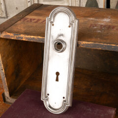 #44359 - Antique Metal Doorknob Backplate Hardware image
