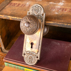 #44913 - Antique Lockwood Door Hardware Set image