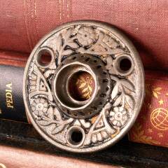#45839 - Antique Ornate Cast Iron Doorknob Rosette image