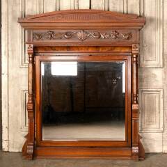 #45893 - Victorian Walnut Dresser Beveled Mirror image