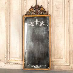 #46067 - Antique Mirror in Ornate Metal Frame image