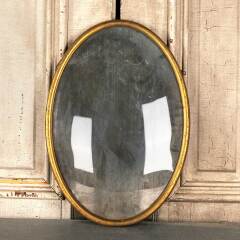 #46249 - Antique Oval Metal Picture Frame image