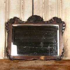 #46282 - Antique Beveled Glass Mirror in Wood Frame image