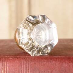 #47172 - Antique Glass and Brass Furniture Knob image