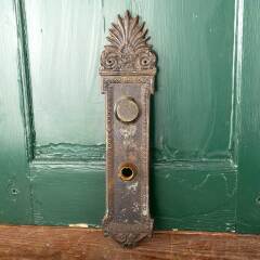 #47994 - Antique&nbsp;Ohio&nbsp;Statehouse&nbsp;Doorknob&nbsp;Backplate&nbsp;image