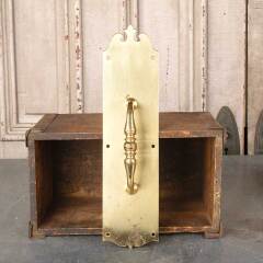 #48539 - Salvaged&nbsp;Brass&nbsp;Door&nbsp;Pull&nbsp;Handle&nbsp;Hardware&nbsp;image