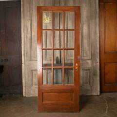 #48561 - 31x79&nbsp;Antique&nbsp;12&nbsp;Lite&nbsp;French&nbsp;Entry&nbsp;Door&nbsp;image
