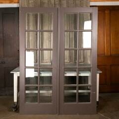 #48579 - 60x83&nbsp;Antique&nbsp;10&nbsp;Lite&nbsp;French&nbsp;Entry&nbsp;Doors&nbsp;image