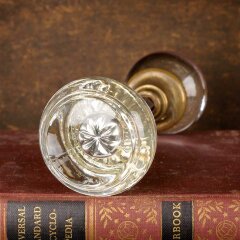 #49545 - Antique&nbsp;Round&nbsp;Glass&nbsp;Doorknobs&nbsp;Hardware&nbsp;image
