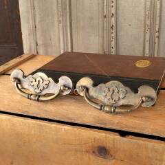 #49704 - Vintage Brass Furniture Drawer Bail Pulls image