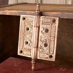 #49826 - 4 x 4 Antique Ornate Door Hinge Hardware image