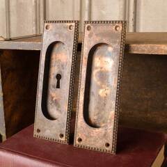 #49912 - Antique Yale & Towne Pocket Door Pulls image