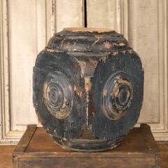 #49996 - Antique Oak Staircase Newel Post Artifact image