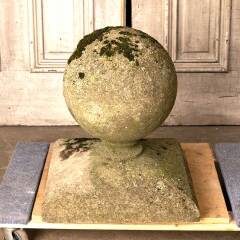 #50006 - Salvaged Vintage Cast Concrete Garden Finial image