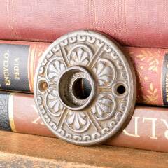 #50147 - Antique&nbsp;Ornate&nbsp;Cast&nbsp;Iron&nbsp;Doorknob&nbsp;Rosette&nbsp;image