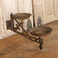 #50188 - Cast Iron Wall Mount Oil Lamp Sconce image