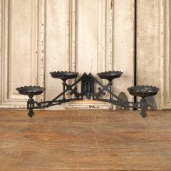 #50190 - Cast Iron Wall Mount Oil Lamp Sconce image