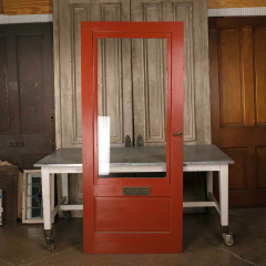 #50230 - 36x83 Antique Full View Wood Storm Door image