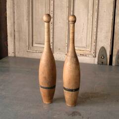 #50292 - Antique Turned Wood Exercise Pins image