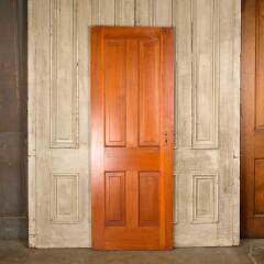 #50354 - 28x76 Antique 4 Panel Pine Interior Door image