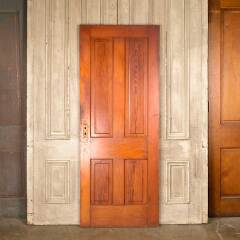 #50357 - 32x80 Antique 4 Panel Pine Interior Door image